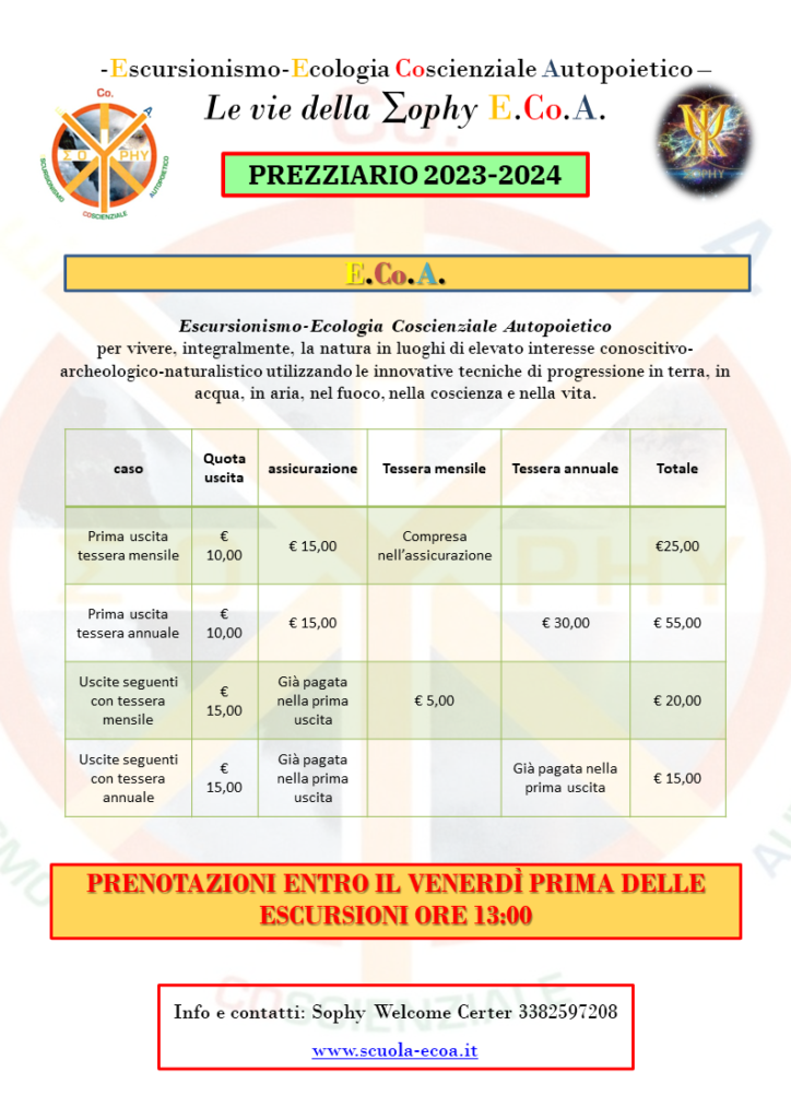 immagine con le diverse quote di partecipazione, in base ai tesseramenti annuali o mensili.